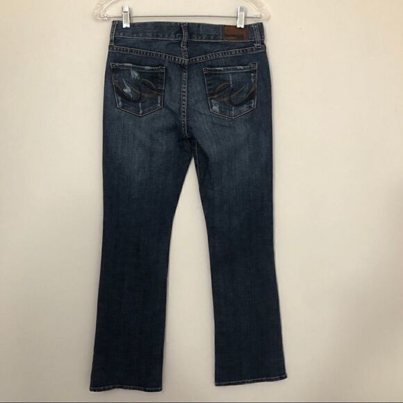 Awesome Express Distressed Eva Boot Leg Jeans size 2! - Picture 6 of 16